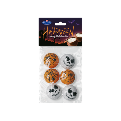 Obrázok HALLOWEEN ČOKOLÁDOVÉ PLNENÉ GUĽKY 126G