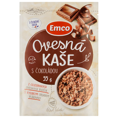 Obrázok EMCO OVSENÁ KAŠA S ČOKOLÁDOU 55G