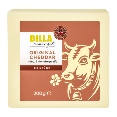 Obrázok BILLA CHEDDAR BLOK 200G