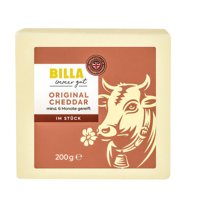 Obrázok BILLA CHEDDAR BLOK 200G