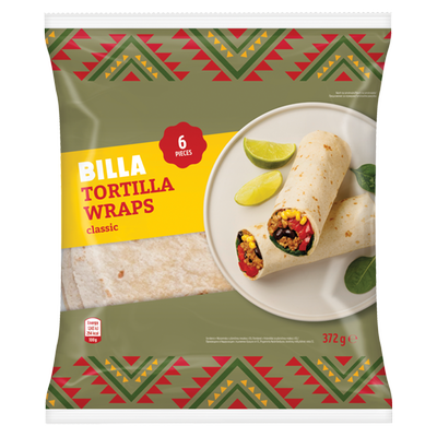 Obrázok BILLA PŠENIČNÁ TORTILLA 6X25CM 372G