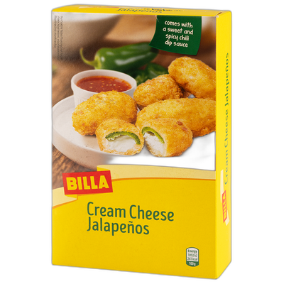 Obrázok BILLA CREAM CHEESE JALAPEŇOS 250G