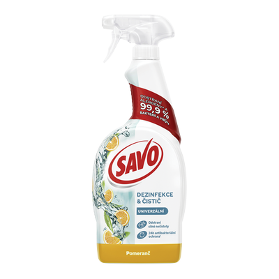 Obrázok SAVO DEZINFEKČNÝ SPREJ POMARANČ 700 ML
