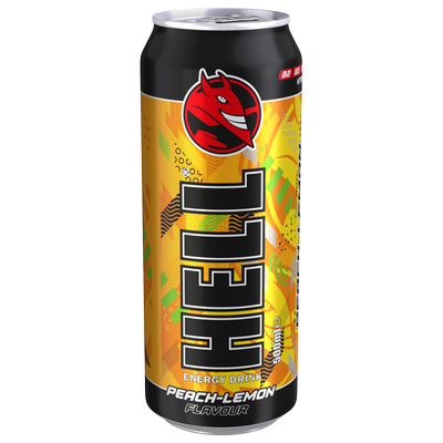 Obrázok HELL PEACH-LEMON 0,5L PLECH