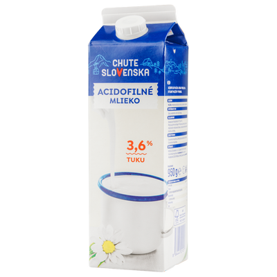 Obrázok CHUTE SLOVENSKA ACIDOFILNÉ ML.3,6% 950G