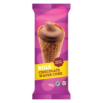Obrázok BILLA KORNÚTOK S PRÍCHUŤOU ČOKOLÁDA110G