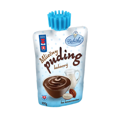 Obrázok BABIČKA PUDING MIX VANILKA/ČOKOLÁDA 100G