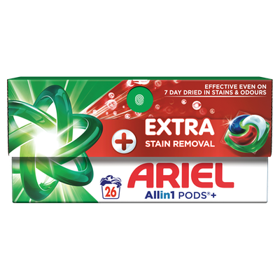 Obrázok ARIEL GÉLOVÉ TABLETY EXTRA HYGIENE 26PD