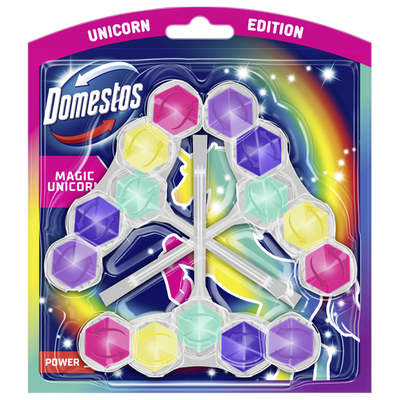Obrázok DOMESTOS MAGIC UNICORN 3X50G