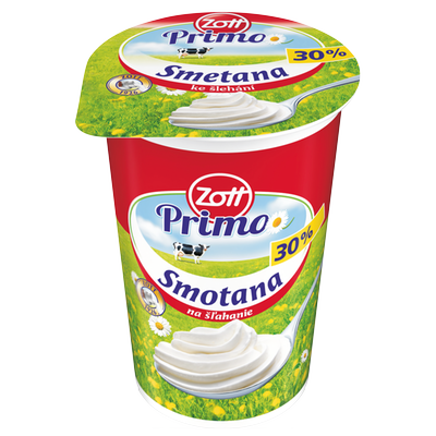Obrázok ZOTT PRIMO SMOTANA NA ŠĽAHANIE 30% 200G