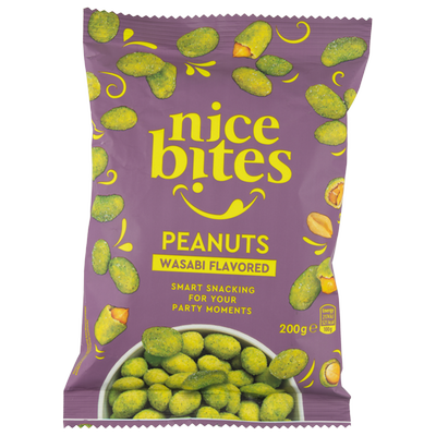 Obrázok NICE BITES ARAŠIDY WASABI 200G