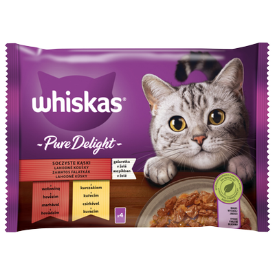 Obrázok WHISKAS KAPS.DUO SURF&TURF V ŽELÉ 4PACK