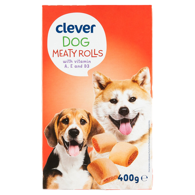 Obrázok CLEVER MÄSOVÉ ROLKY PRE PSOV 400G