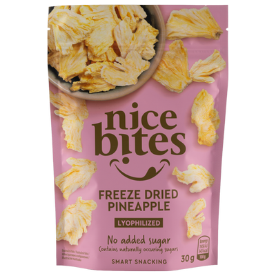 Obrázok NICE BITES ANANÁS 30G SUŠENÉ MRAZOM