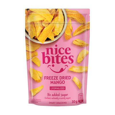 Obrázok NICE BITES MANGO 30G SUŠENÉ MRAZOM