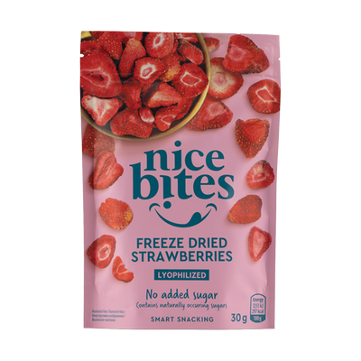 Obrázok NICE BITES JAHODY 30G SUŠENÉ MRAZOM