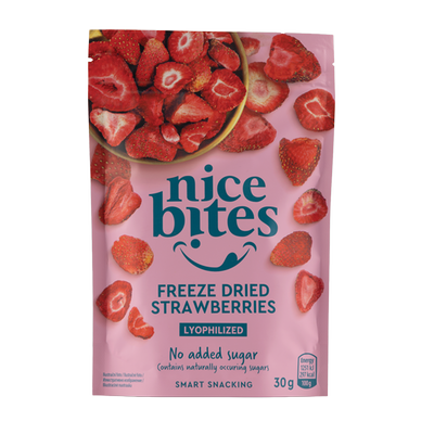 Obrázok NICE BITES JAHODY 30G SUŠENÉ MRAZOM