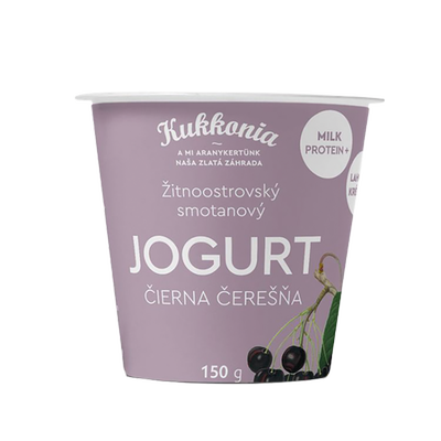 Obrázok KUKKONIA SMOT. JOG. ČIERNA ČEREŠŇA 150G