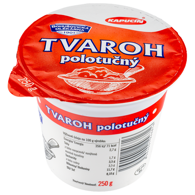 Obrázok KAPUCÍN TVAROH POLOTUČNÝ 250G