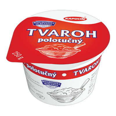 Obrázok KAPUCÍN TVAROH POLOTUČNÝ 250G