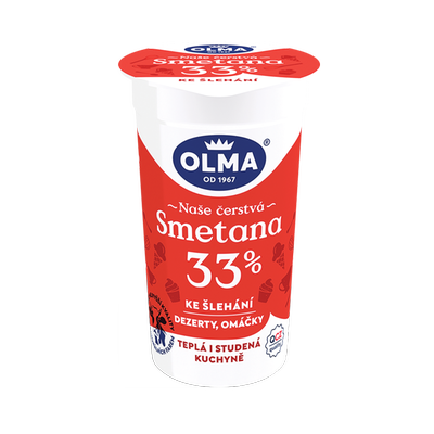 Obrázok OLMA SMOTANA NA ŠĽAHANIE 33% 200G