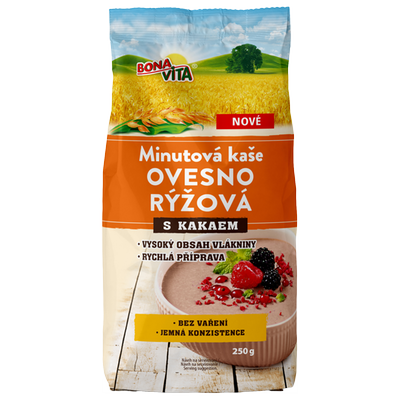 Obrázok BONAVITA RYŽOVÁ OVS.KAŠA S KAKAOM 250G