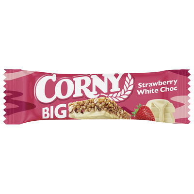 Obrázok CORNY BIG JAHODA,BIELA ČOKOLÁDA 50G