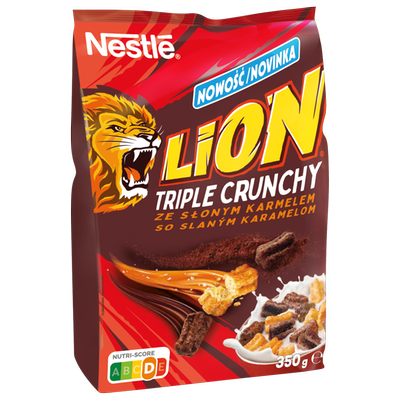 Obrázok NESTLÉ LION TRIPLE CRUNCHY CER.350G SÁČ.