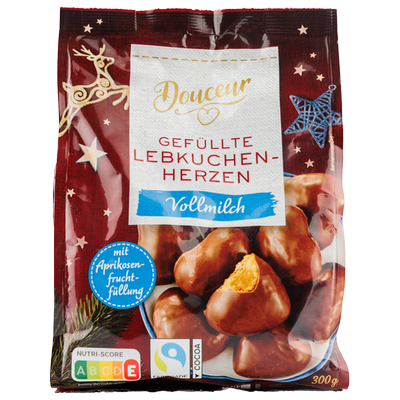 Obrázok DOUCEUR PLNENÉ PERNÍČKY - SRDIEČKA 300G