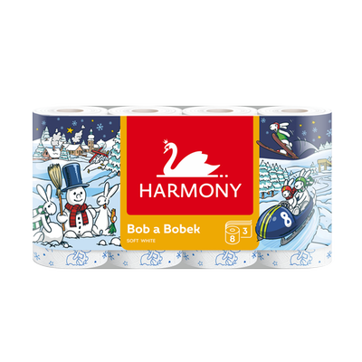 Obrázok HARMONY TP SOFT 3-VRSTVOVÝ 8KS