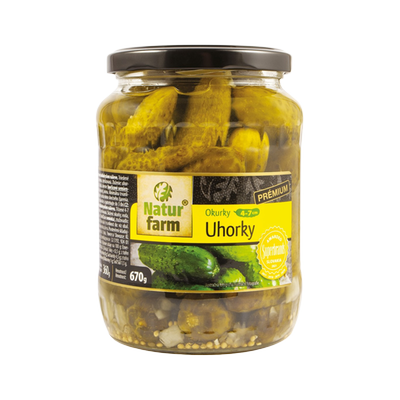 Obrázok NATUR FARM UHORKY PREMIUM 4-7CM 670G