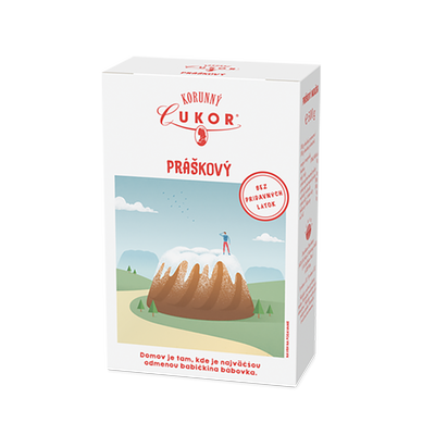 Obrázok KORUNNÝ CUKOR PRÁŠKOVÝ 500G