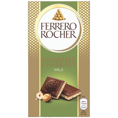 Obrázok ROCHER MACADAMIA ČOKOLÁDA 90G