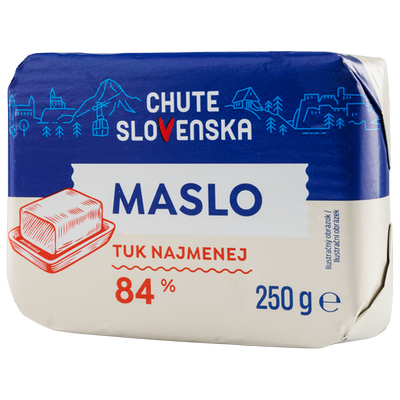 Obrázok CHUTE SLOVENSKA MASLO 84% 250G
