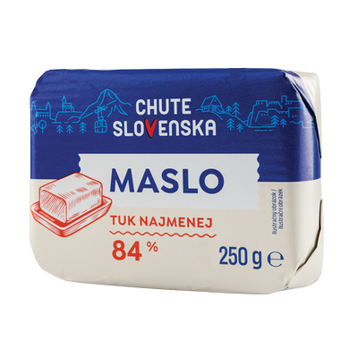 Obrázok CHUTE SLOVENSKA MASLO 84% 250G