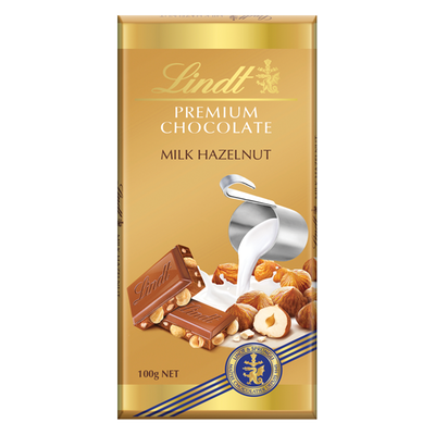 Obrázok LINDT GOLD MLIEČNA ČOK.LIESK.ORECH 100G
