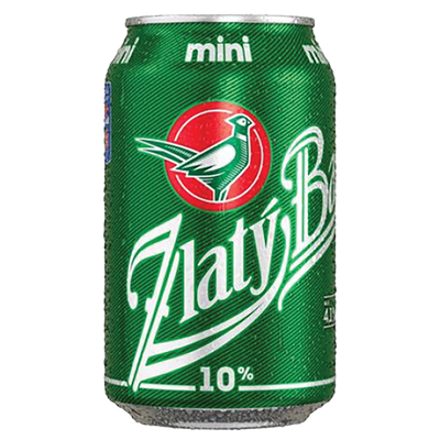Obrázok ZLATÝ BAŽANT 10% MINI 0,33L PLECH