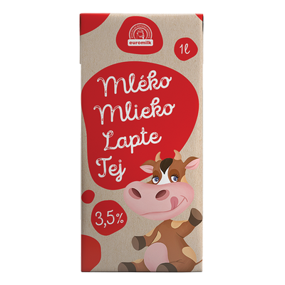 Obrázok EUROMILK MLIEKO 3,5% UHT 1L