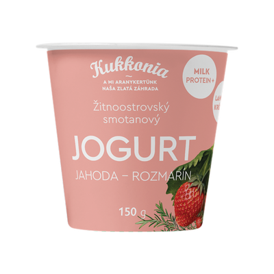 Obrázok KUKKONIA SMOT. JOG. JAHODA-ROZMARÍN 150G