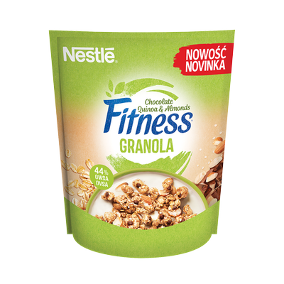 Obrázok FITNESS GRANOLA CHOC.QUINOA ALM.300G