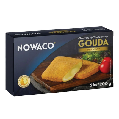 Obrázok NOWACO OBAĽOVANÝ SYR GOUDA 200G