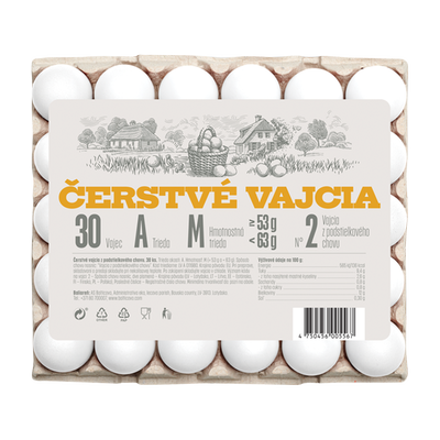 Obrázok PODSTIELKOVÉ VAJCIA 30/M BALTICOVO
