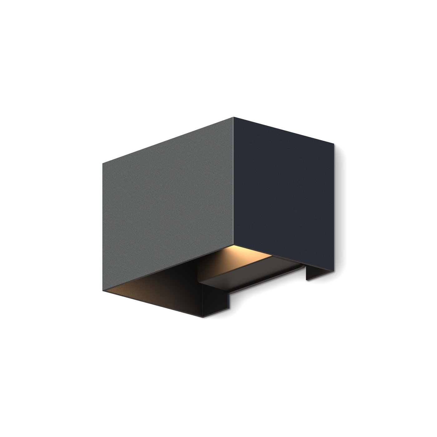 Calex utomhusvägglampa – upp- och nedljus – 7W – 3000K – IP54 – svart