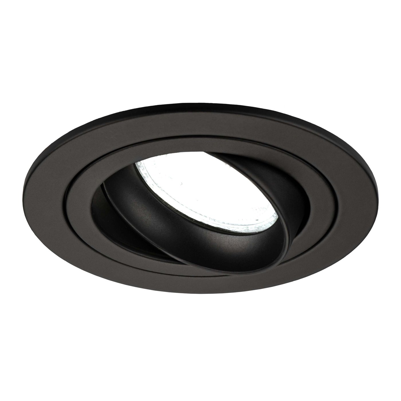 Dimbare LED inbouwspot Zwart - Tokyo - 3W - 6500K - ø92mm
