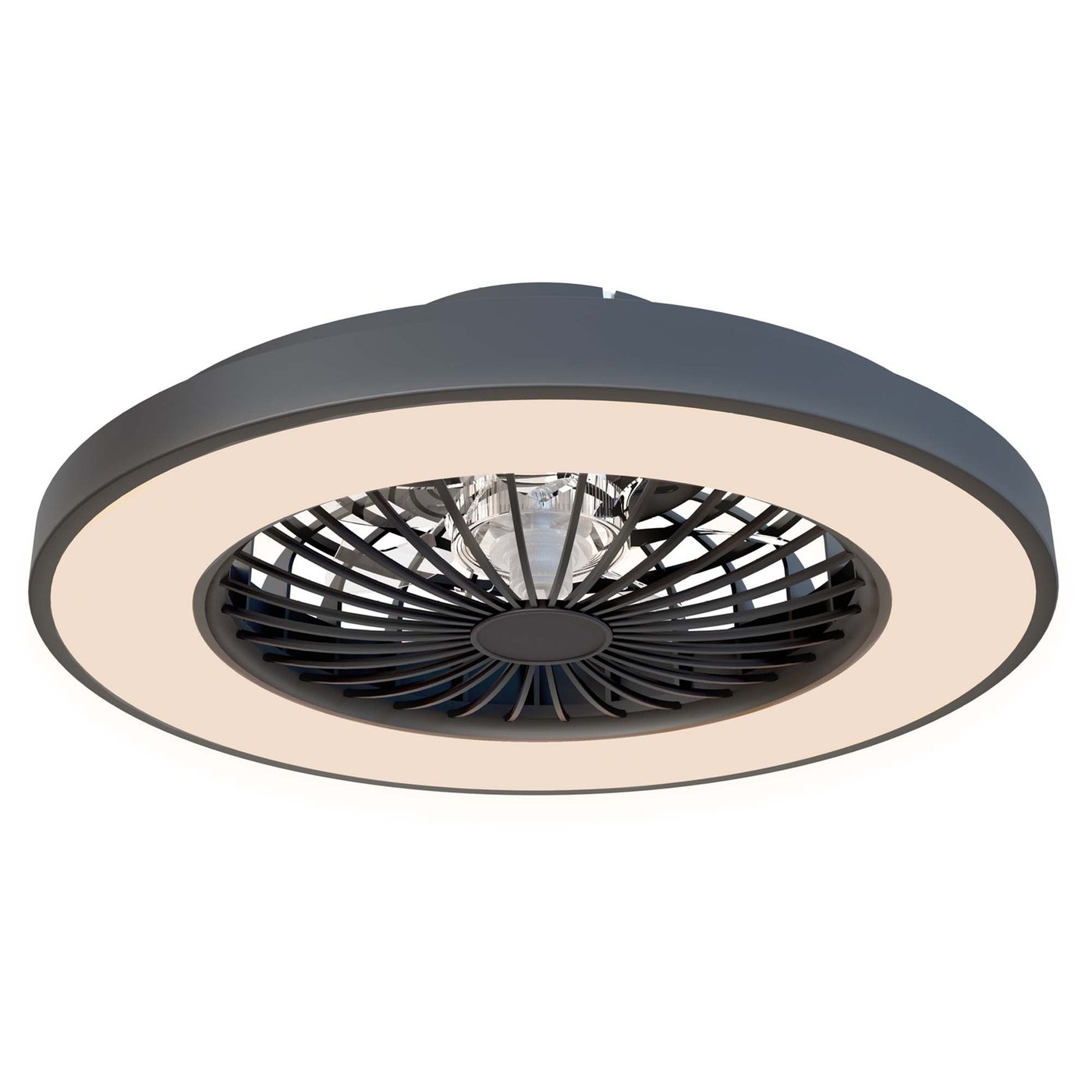 Wentylator Sufitowy z Lampą - Ściemnialna - 48W - 2700K-6500K - w Zestawie Pilot