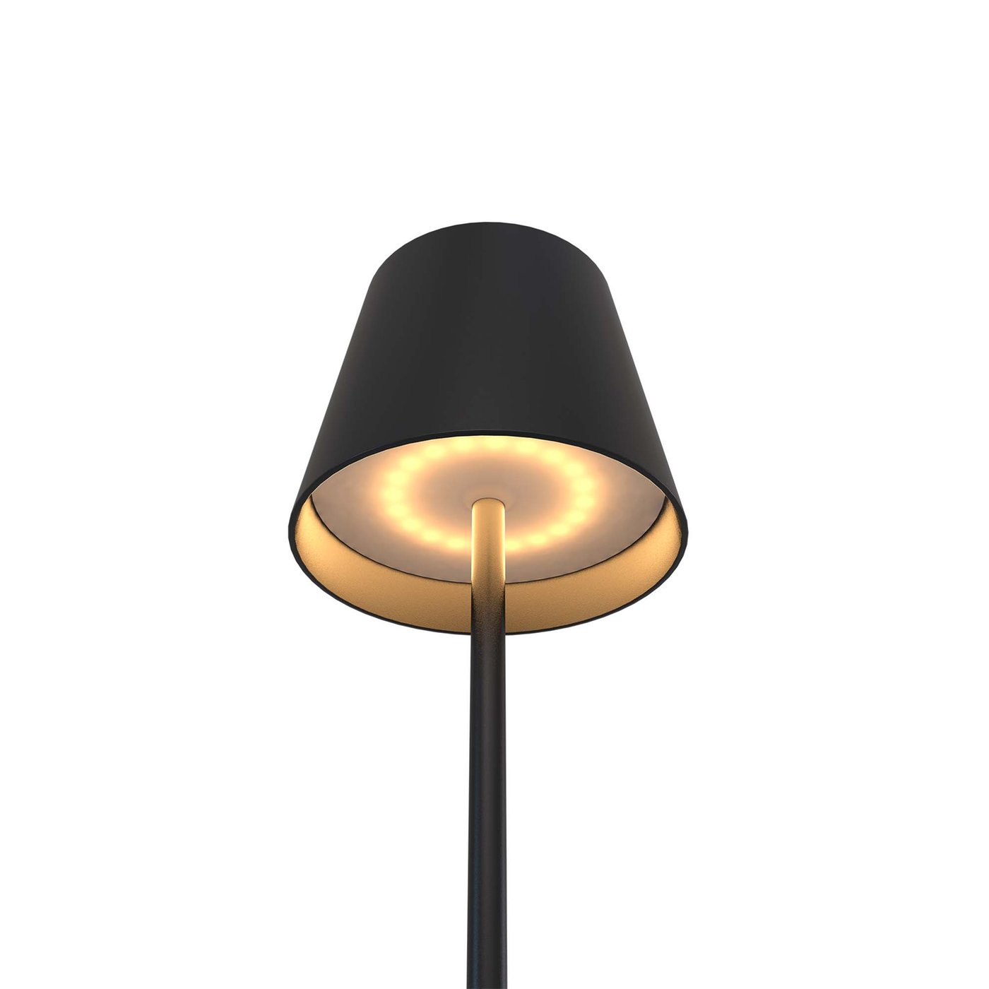 Draagbare draadloze tafellamp touch led bureaulamp 3 kleuren traploos dimmen oplaadbare lamp nachtkastje aluminium kristal goud