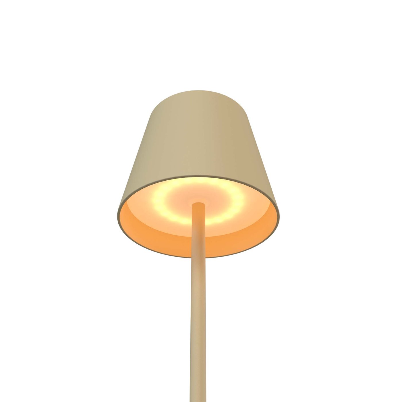 Riffle Mini Lampada Da Tavolo LED Ricaricabile – Touch Dimmerabile – Portatile IP44 – Beige