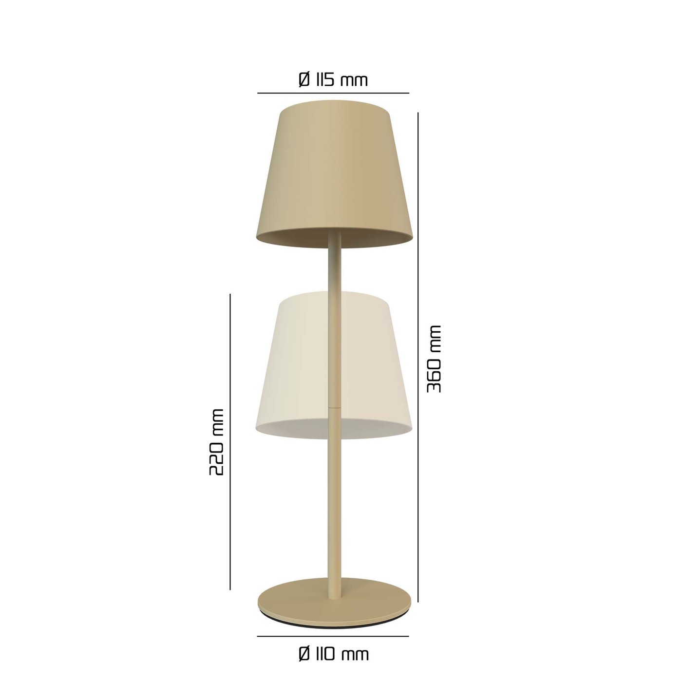FLAKO 2 stuks tafellampen kurklamp met FLAKO 2 stuks tafellampen kurklamp met