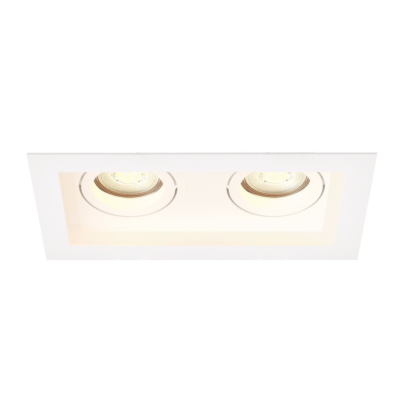 Foco Empotrable LED Doble – 3W - 2700K – 185 mm – Blanco