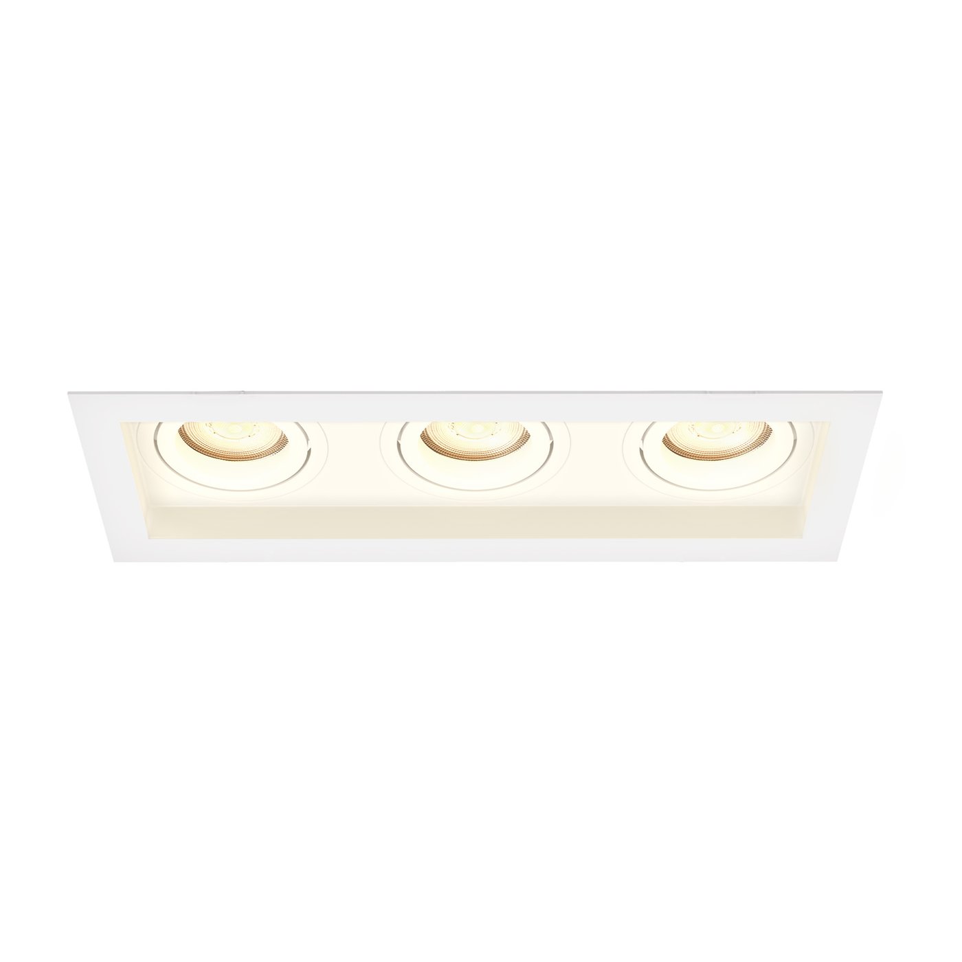 Foco Empotrable LED Triple – 3W - 2700K – 270 mm – Blanco